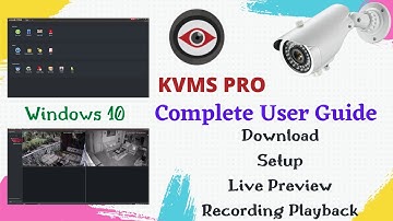 CP Plus CCTV Camera | Desktop Software KVMS Pro | Download, Installation & Setup | TechTonicsHindi