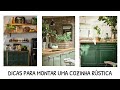 COZINHA RÚSTICA- Veja como é fácil montar a sua cozinha rústica com essas dicas incríveis!