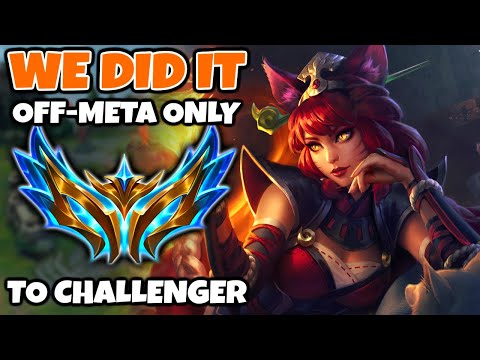 The Off-Meta Climb to Challenger is done. | AD Ahri Mid