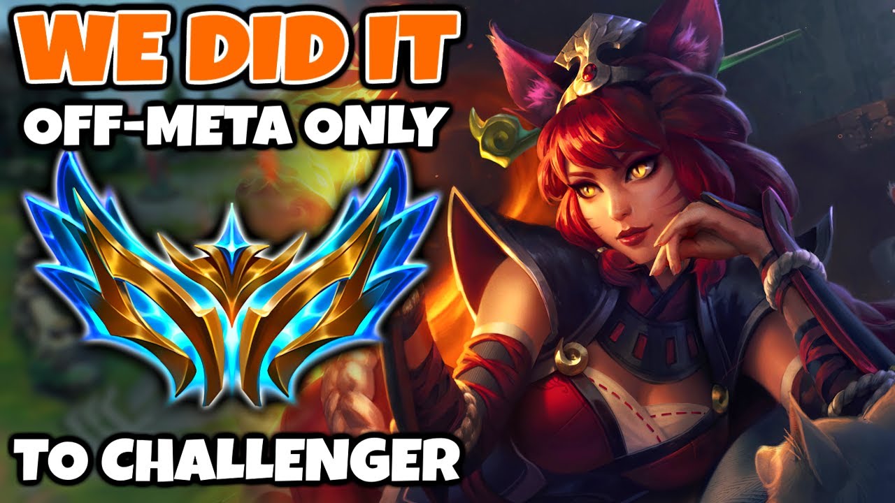 The Off-Meta Climb to Challenger is done. | AD Ahri Mid