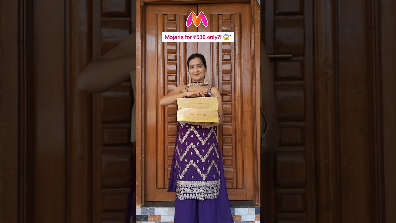 Mojaris for ₹530/- Obsessed with my new mojari pair from 