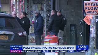 2 men dead after police-involved shooting in East Village