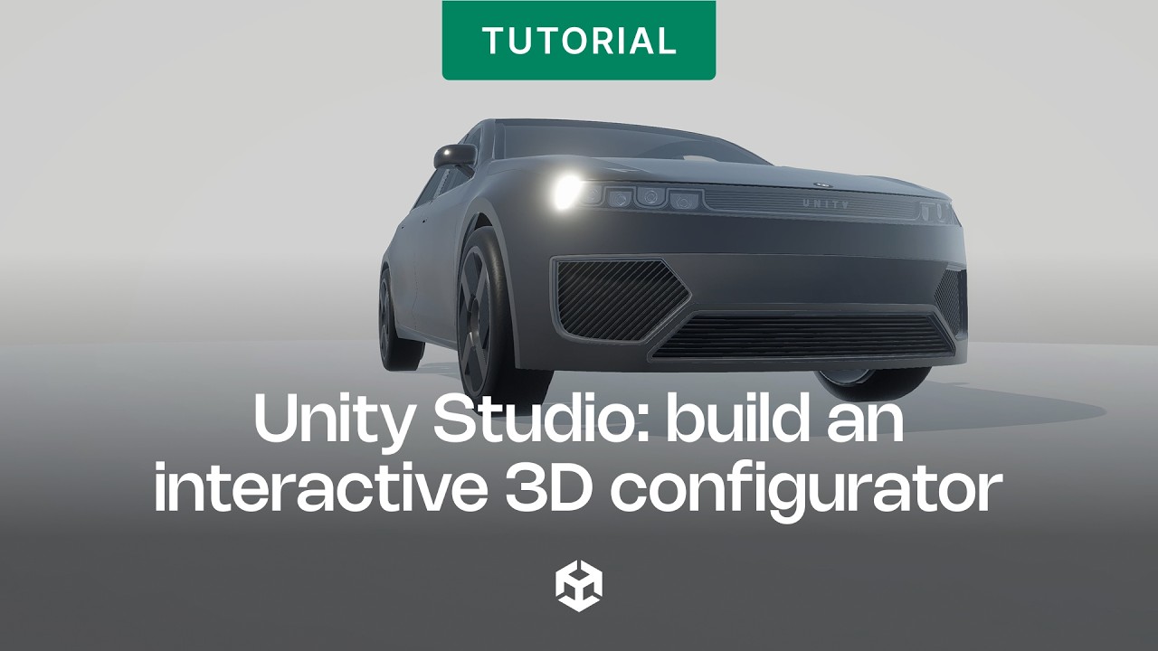 Unity Studio template | Build an interactive 3D configurator