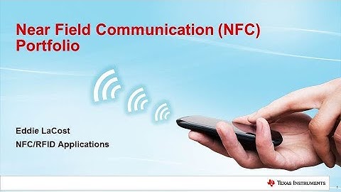 Near Field Communication (NFC) Training Series Part 4: NFC Portfolio