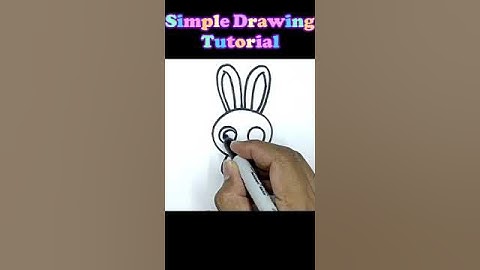 😍💖How To Draw A Bunny Easy Step By Step With Number 3😍💖