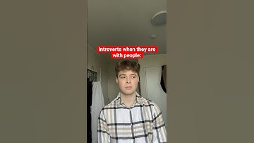 Extroverts VS Introverts when they’re with people💀