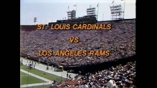 1979 NFL Week 5: Cardinals @ Rams (complete video/partial audio)