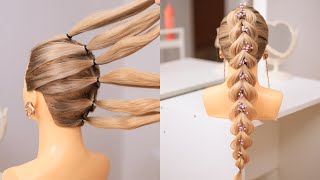 Braid Without Braiding Ponytail Braid Tutorial
