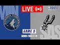 NBA LIVE! San Antonio Spurs vs Minnesota Timberwolves May 13, 2026 Full Game 2K NBA Playoffs Game 5