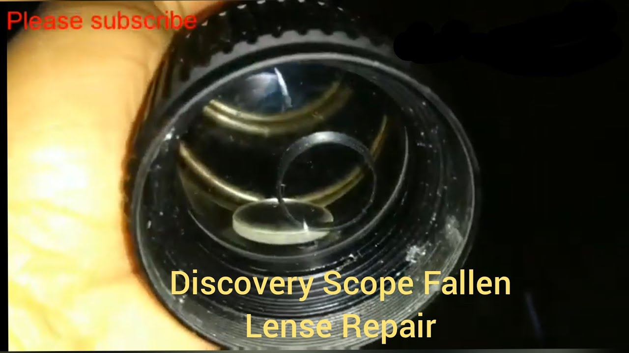 How to repiar Discovery scope (3-12x42 AOE) inside falloff lense. - YouTube