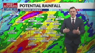 Tornado threat for some, heavy rainfall for all