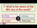 Quiz on 7 Days of the Week | Quiz Time | Days of Week Test | @AAtoons Kids