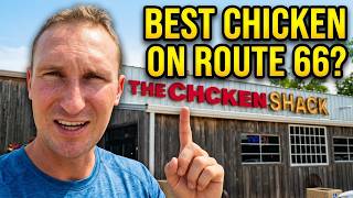 Checking in at the Chicken Shack on Route 66 in Arcadia, Oklahoma