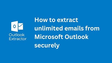 How to extract emails from your Office 365 or Microsoft Outlook? RS Outlook Email Extractor Advanced