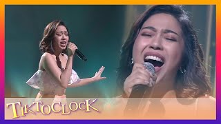 Mariane Osabel flexes her incredible vocals on 'TiktoClock!' | TiktoClock