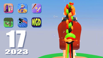 Braids ASMR, Army Runner 3D, Draw Pieces!, Merge and Hook, Railroad | New Games Daily