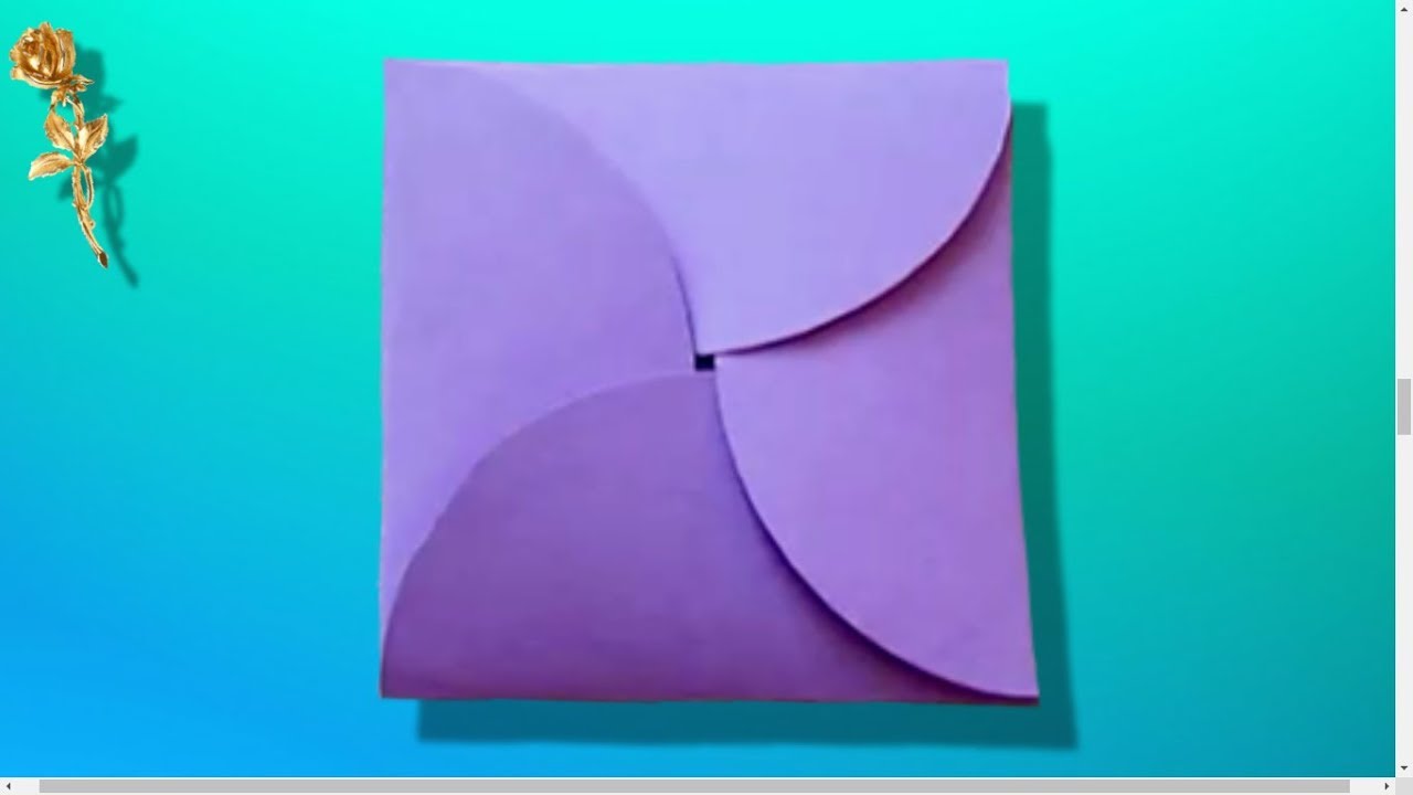 Réaliser une enveloppe origami pour vos plus belles occasions en plus de 60  idées originales