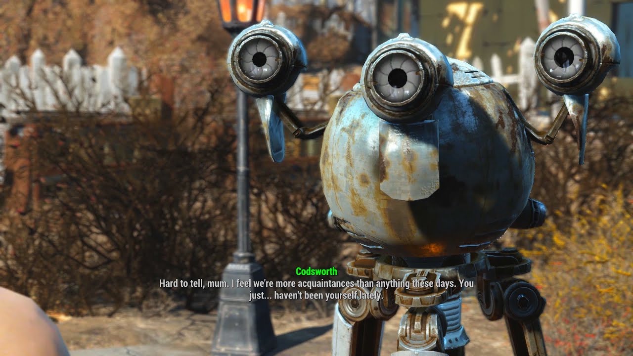 After 200 years relationship with Codsworth became worse. Fallout 4 ...