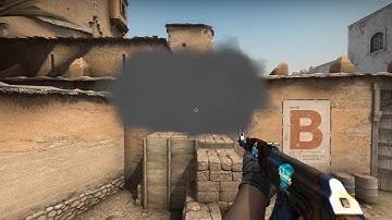 CS:GO I Dust 2 B Window Smoke from Tunnels