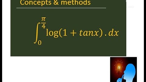 Definite integration 0 to pi/4 log( 1 + tanx) || integral 0 to pi/4 log(1+tanx) dx || log( 1 + tanx)