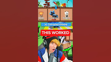 KreekCraft krijgt CORRUPTED KITSUNE in Grow a Garden