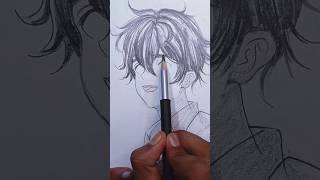 Insane Pencil Drawing Of An Anime Boy In Just 32 Seconds