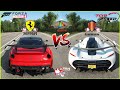 Forza Horizon 4 Koenigsegg Jesko vs Ferrari 599XX EVO |Top Speed Battle Stock and Tuned PC Gameplay