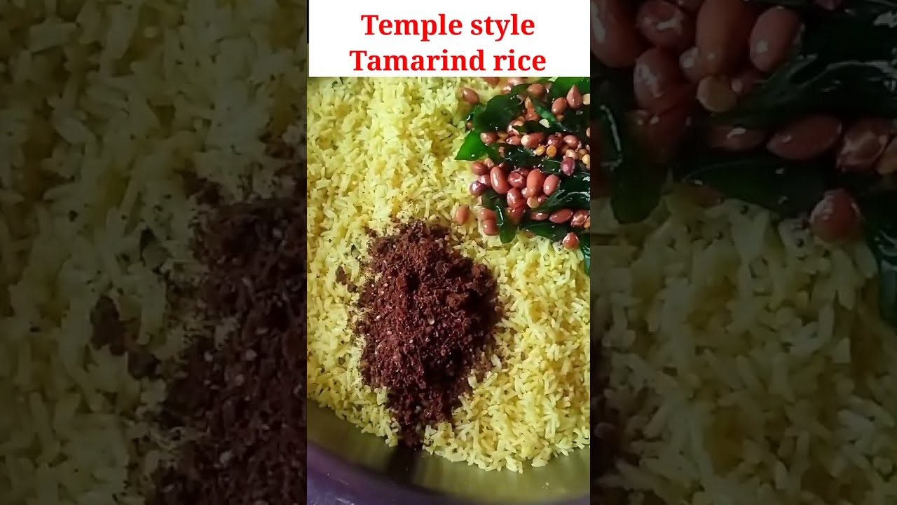 Tamarind rice temple style|| Temple style Pulihora || 