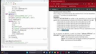 IPV4 &amp; IPV6 Correction Bac info Qt