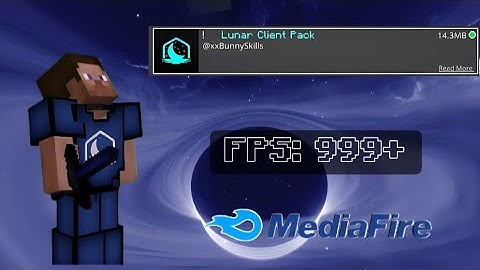 Lunar Client Texture Pack for MCPE 1.21+ 🔥| Optimizing FPS ✅