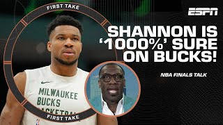 Shannon is '1,000% SURE!' the Bucks can TAKE on the Celtics in a 7-game series 🍿 | First Take