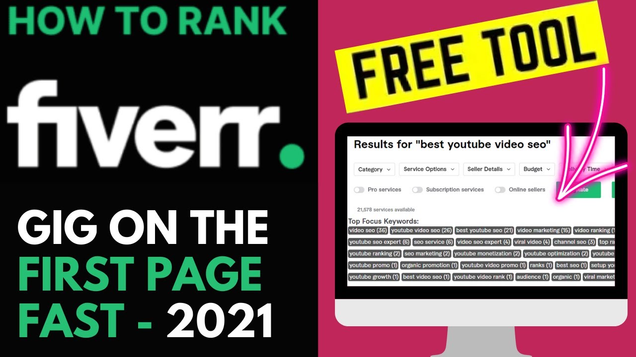 How To Rank Your Fiverr Gig On The First Page FAST! In 2021 - YouTube
