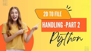 Python Tutorial: Write 2D List to Text File Using | Beginner Friendly