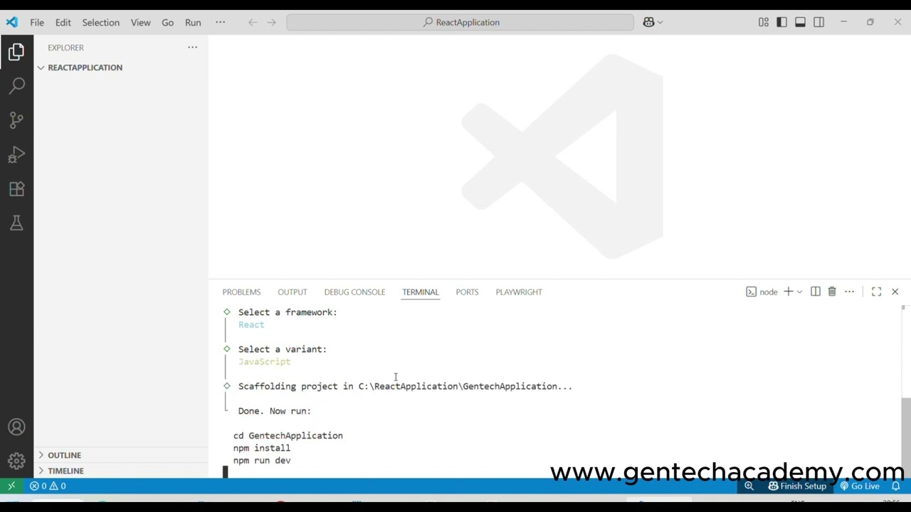 React Application Part - 02 | Create React Project using Vite | Update Port Number