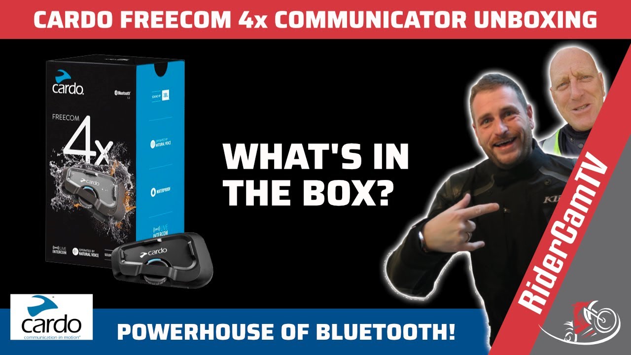Cardo Freecom 4X Unboxing  What do you get in the box? 