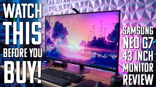 Samsung Neo G7 43 Inch Monitor Review - WATCH BEFORE YOU BUY!