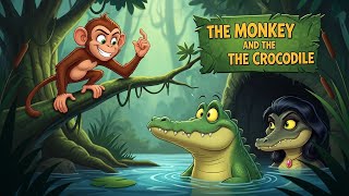 The Monkey and The Crocodile Story in English | Never Betray a Friend | Moral Stories