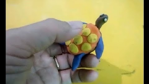Hướng dẫn nặn chú rùa dễ thương (Instructions to shape the cute turtle)