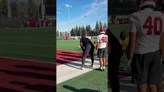 Lincoln Riley Jumps In as Return Man During #USC Special Teams Drill