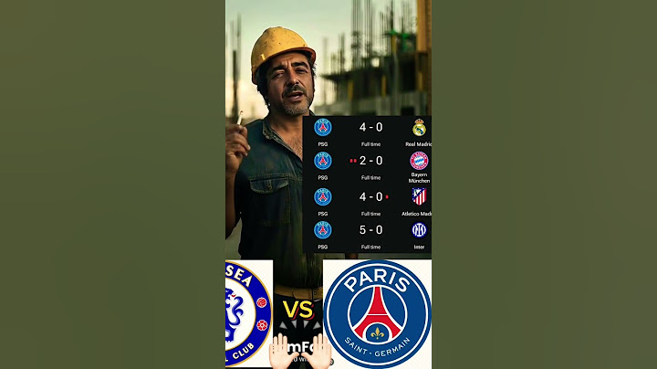 CHELSEA vs PSG.. this is scary..#football