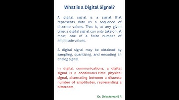What is a Digital Signal? #shorts