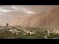 Huge apocalyptic dust cloud sweeps over niger capital niamey