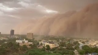 video: Watch: Huge ‘apocalyptic’ dust cloud sweeps over Niger capital Niamey