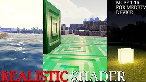 NO CLICKBAIT!MCPE MOST REALISTIC FREE MEDIUM SHADER!(OSBES SHADER)