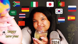 HAPPY NEW YEAR IN MANY LANGUAGES🥂 {ASMR}