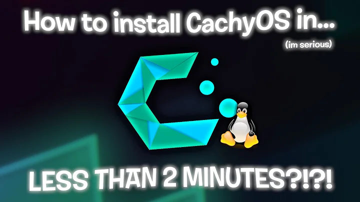 How To Install CachyOS in Under 2 Minutes