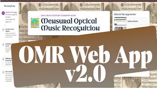The Big Update: OMR Web App 2.0 for Early Music