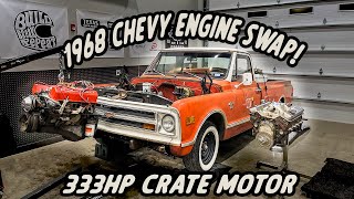 1968 Chevy C10 Shop Truck Engine Swap! 333hp Crate Motor