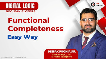 Easy Ways to check Functional Completeness | Functional Completeness | Digital Logic | GO Classes