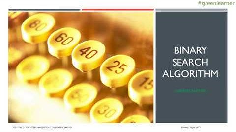 Searching Algorithm #2 || Binary Search Algorithm || Binary Search Implementation in Java